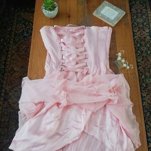 Bebe Pink Straples Dress